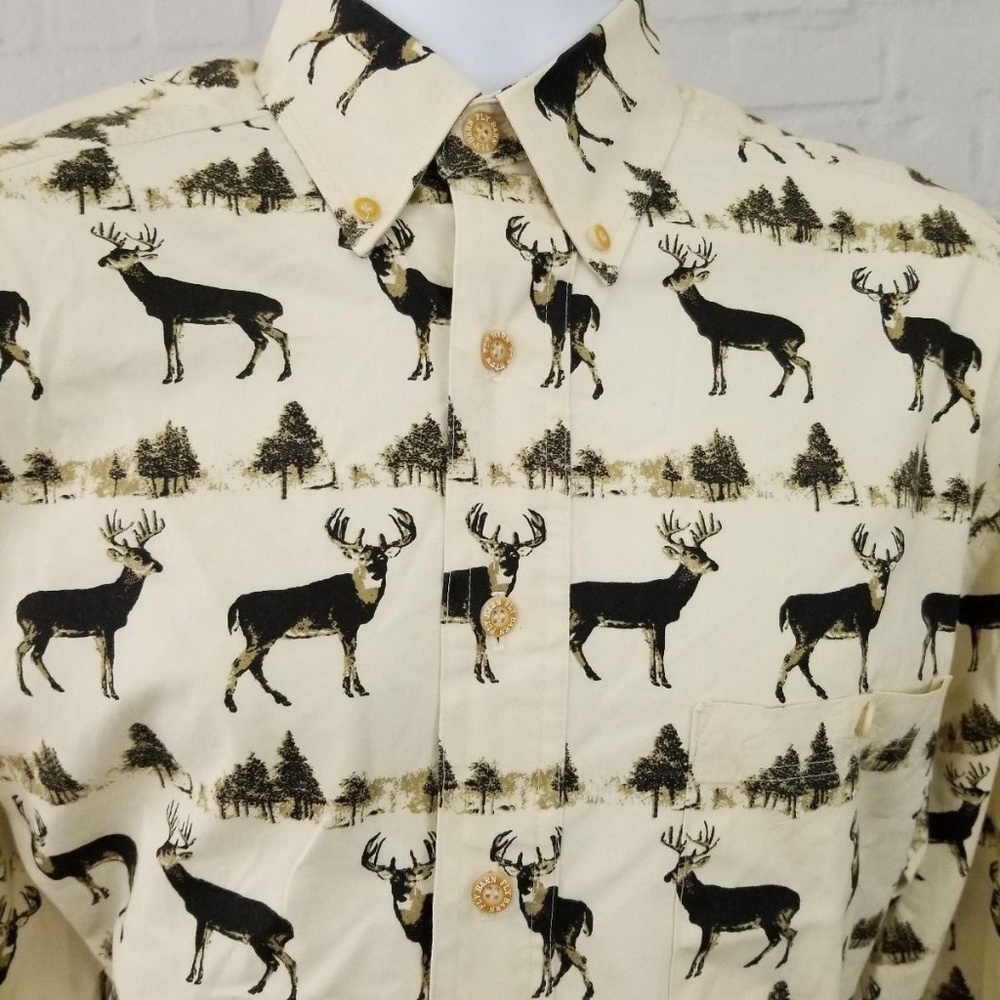 BARN FLY Men's Long Sleeve Button Down Sz S